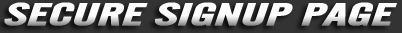 Secure Signup Page